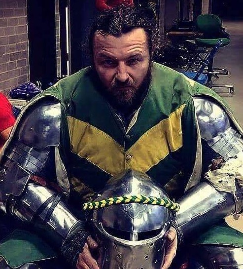 “I have been training for HMB since late 2013 and have been fighting in the Australian medieval reenactment movement with the group Uppsala for around 20 years. I became interested in HMB, from watching video clips on the internet, it looked to be the next level of sword fighting for me.”